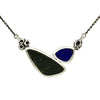 Barnacle Cluster Necklace with Jade & Lapis