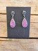 Barnacle Cluster Earrings with Pink Drusy
