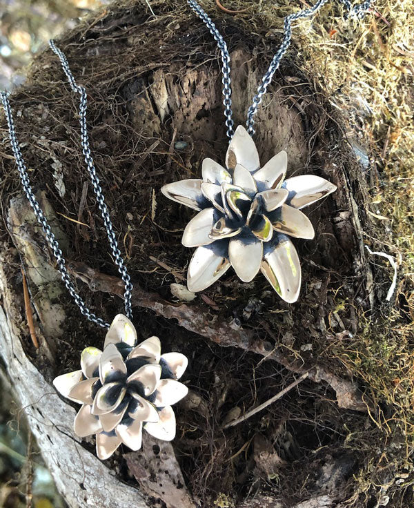 Bronze Succulent Necklace
