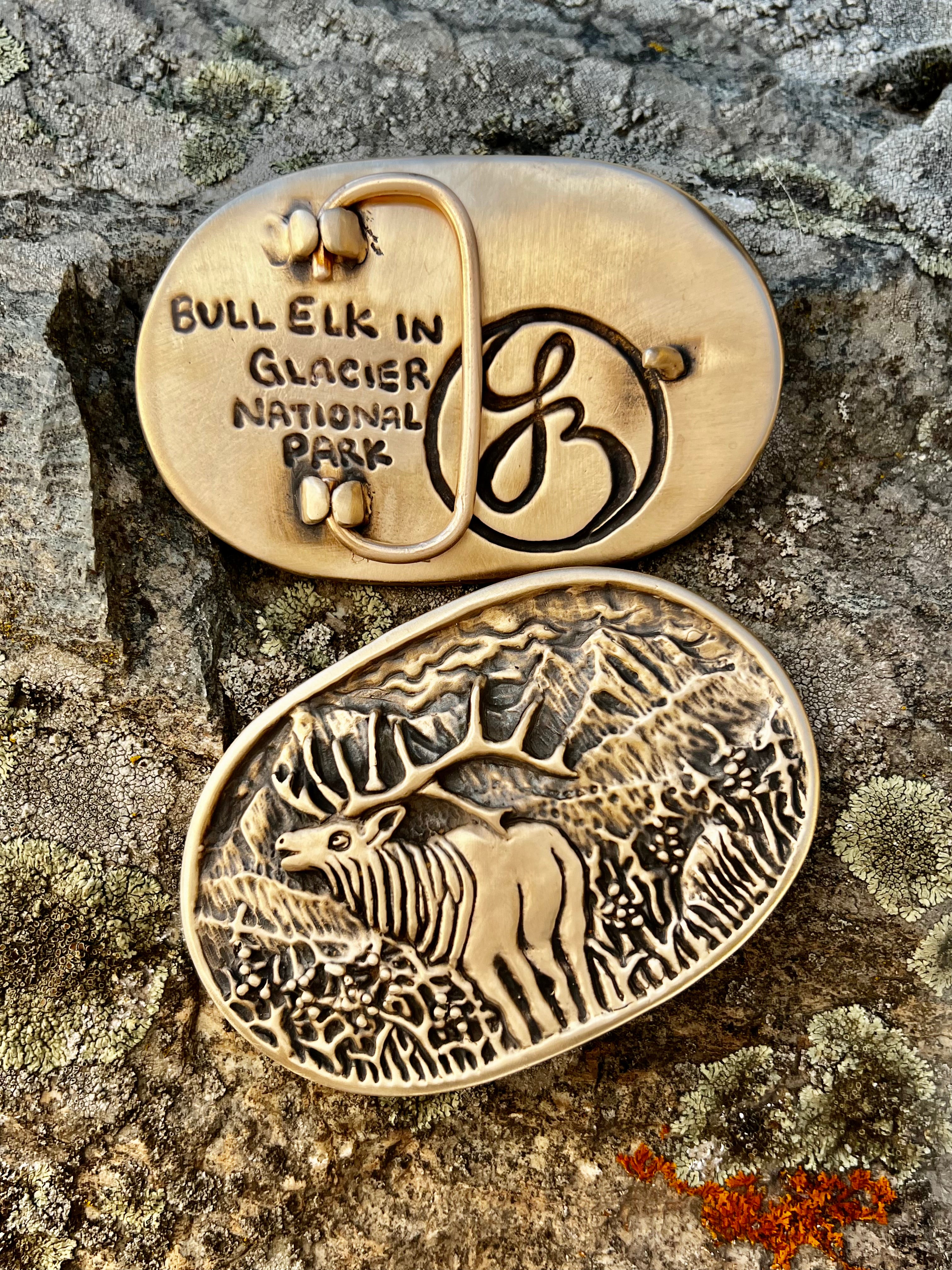 Elk Belt Buckle