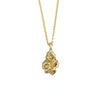 Small Gold Barnacle Cluster Necklace